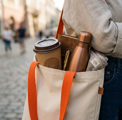 Eco-friendly Sewn Canvas Tote Bag