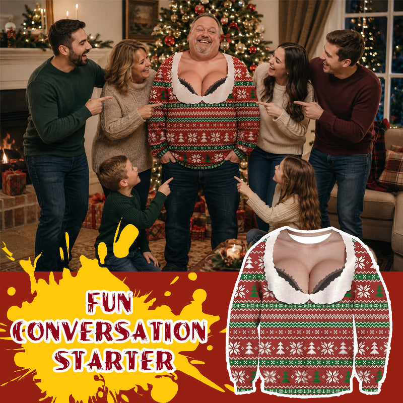 Men's novelty ugly Christmas sweater design