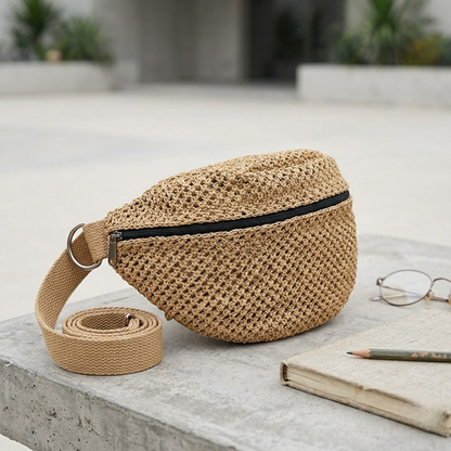 Woven Waist Bag