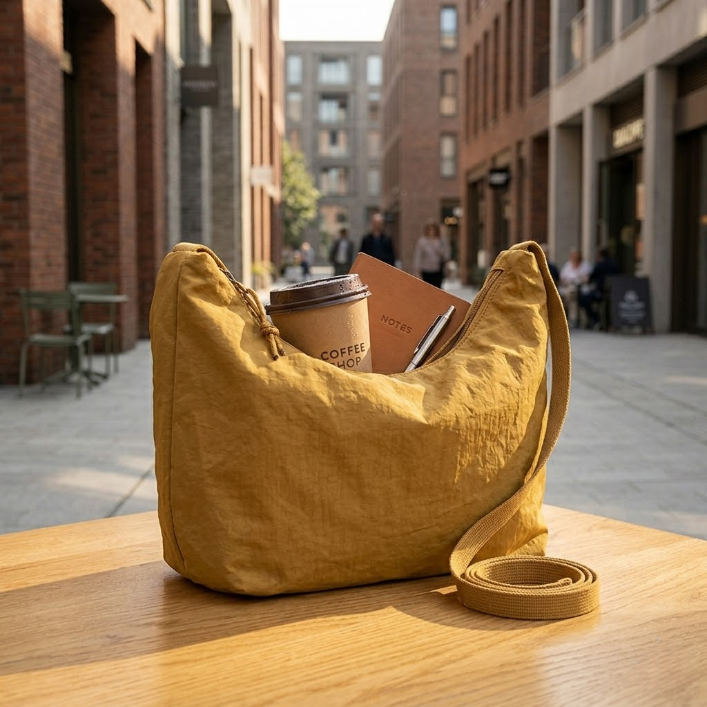 Fashionable Nylon Dumpling Tote Bag