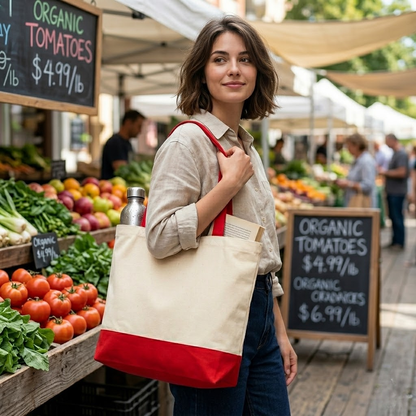 Patchwork Canvas Bag