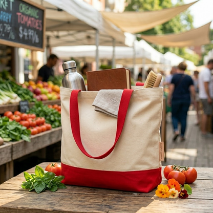 Patchwork Canvas Bag